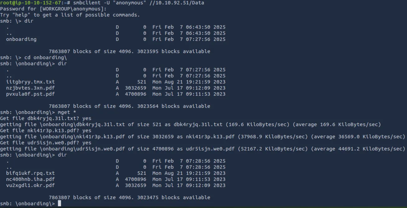 Data 目录文件列表