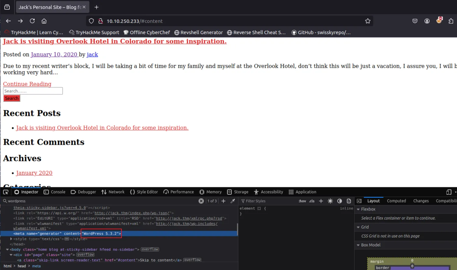 80端口 WordPress 首页